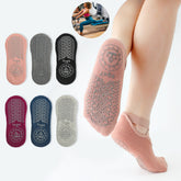 Grippy Cotton Pilates Yoga Socks Non Slip Grip Ballet Exercise Workout Gym Sock